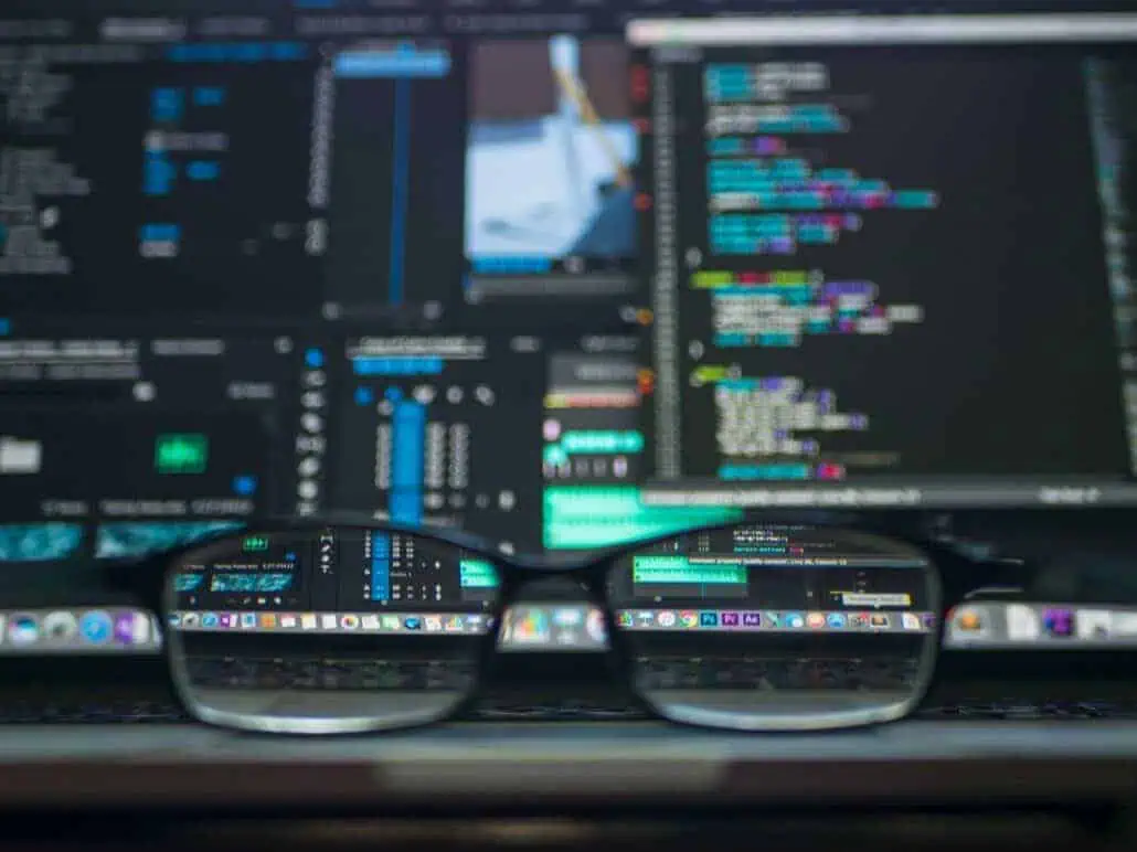 Impacts of AI on Mental Health 4 Computer and glasses - Impacts of AI on Mental Health